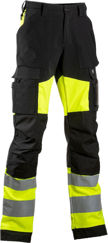 Safety Stretch Bukser – Høy Synlighet (6168Y-56, Gul, 1 Stykk, størrelse-56)