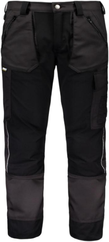 Superstretch Bukser – Slim Fit, Justerbar (6068X-58, Svart/mørk grå, 1 Stykk, størrelse-58)