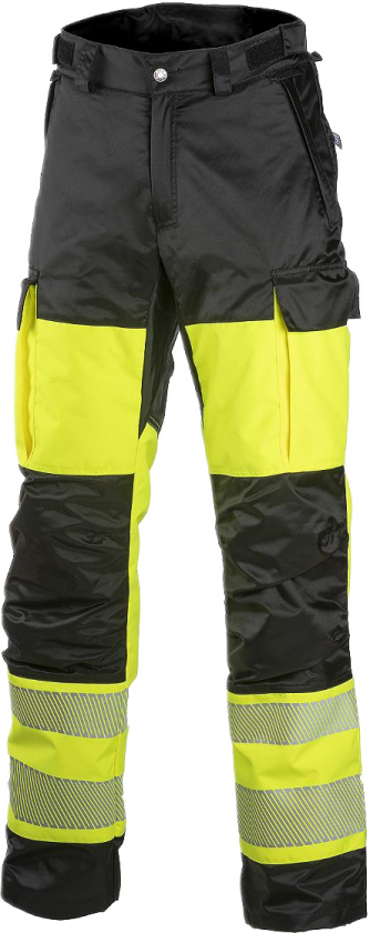Safety Vinterbukser – Vannavstøtende, Høy Synlighet (6157Y-62, Gul, 1 Stykk, størrelse-62)