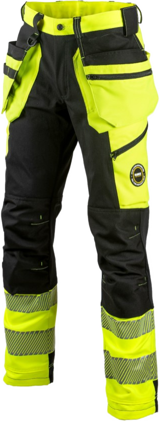 Superstretch Bukse – Slim Fit, Høy Slitestyrke (6085Y-46, Gul, 1 Stykk, størrelse-46)