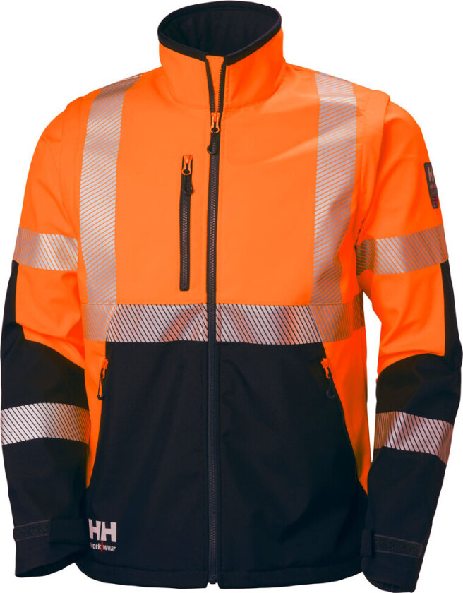 Icu softshell jacket 3xl 269 orange/ebony