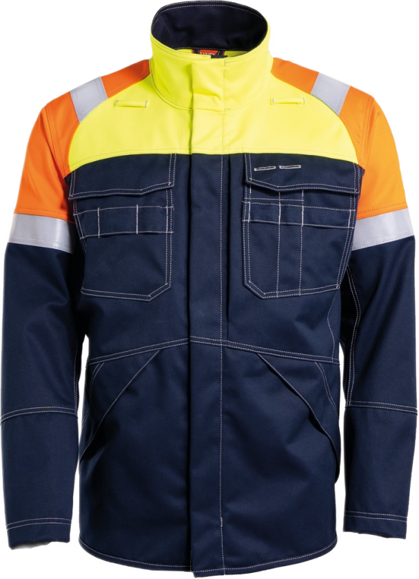 Cantex WS Jakke – Flammehemmende, PFAS-fri (67308800-M, Flerfarget, 1 Stykk, størrelse-M)