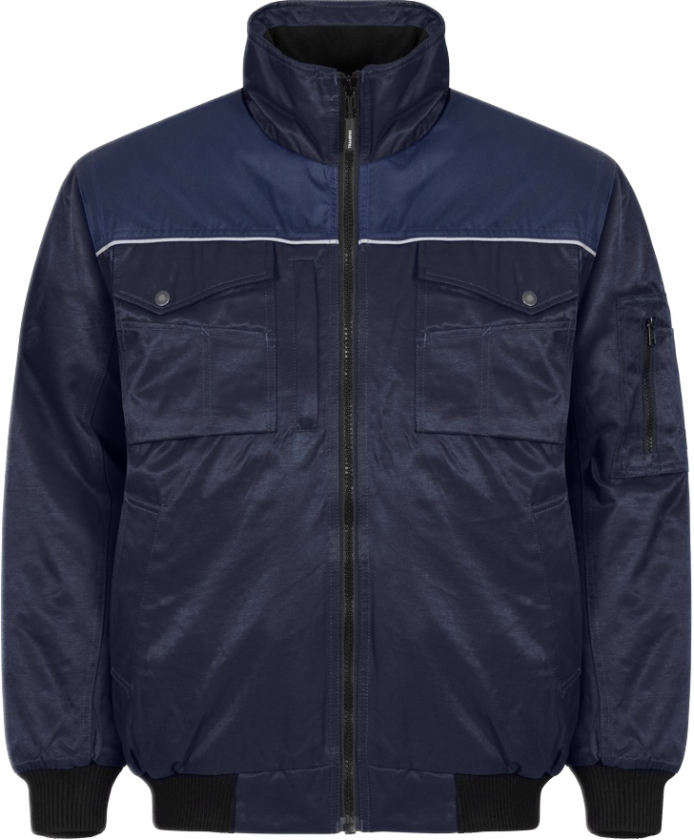 Pilotjakke – Vind- og Vannavvisende (65203003-XS, Marineblå, 1 Stykk, størrelse-XS)