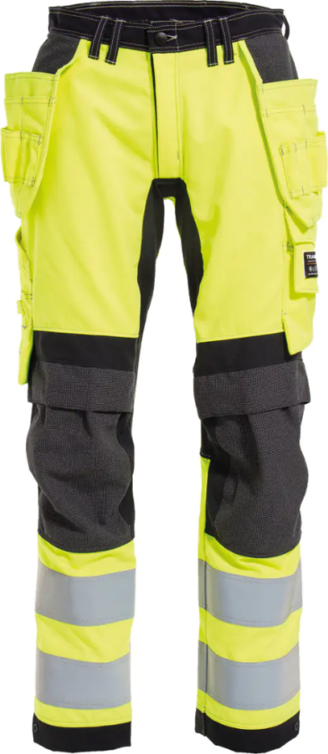 Håndverk Bukse – Metallfri, Flammehemmende (63248194-C50, Gul/marineblå, 1 Stykk, størrelse-C50)