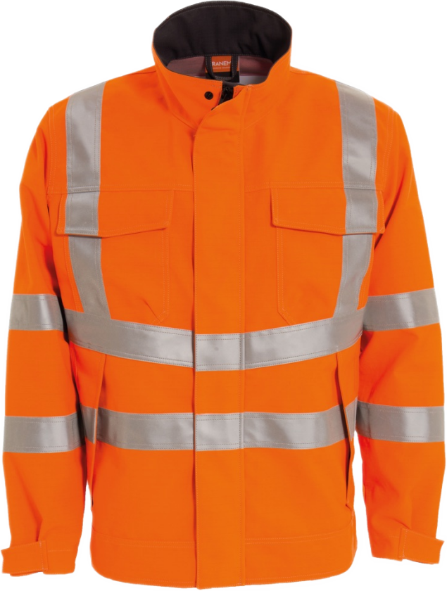 Edge Jakke – Flammehemmende, Komfortabel (61318250-2XL, oransje, 1 Stykk, størrelse-2XL)