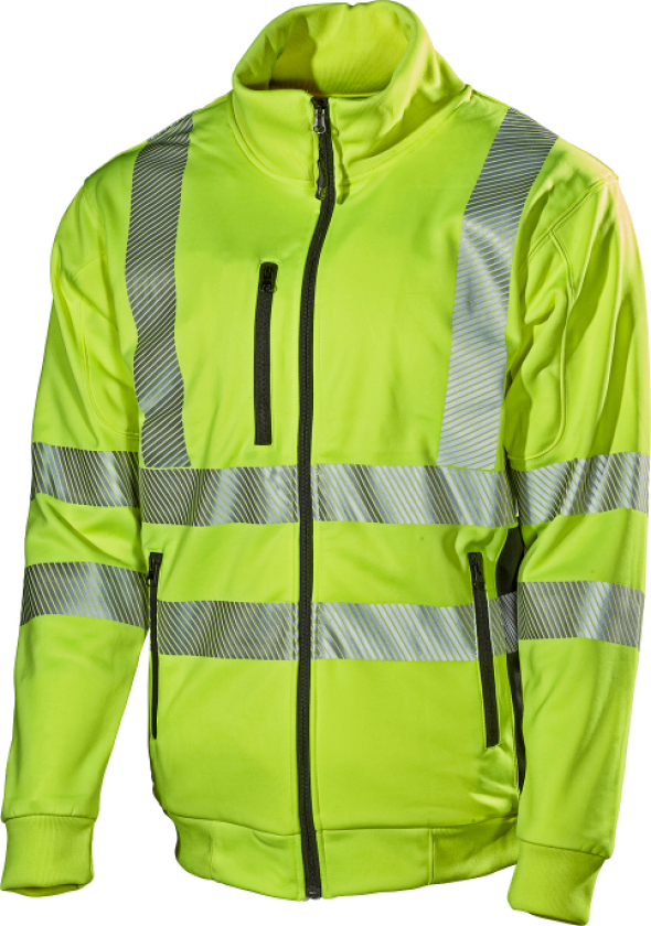 Collegejakke – Høy synlighet, god ventilasjon (800050566, Gul, 1 Stykk, størrelse-4XL)