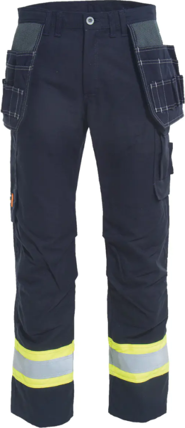 Tera TX Bukse – Lett, Flammehemmende (60518194-C52, Yellow / Navy blue, 1 Stykk, størrelse-C52)