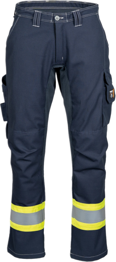 Bukse Med Stretch – Metallfri, Flammehemmende (60248194-C156, Gul/marineblå, 1 Stykk, størrelse-C156)
