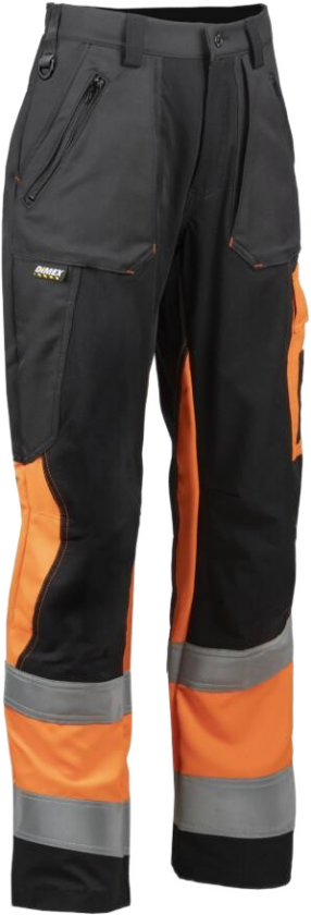 Superstretch Bukser – Slim Fit, Høy Komfort (6063-62, oransje, 1 Stykk, størrelse-62)