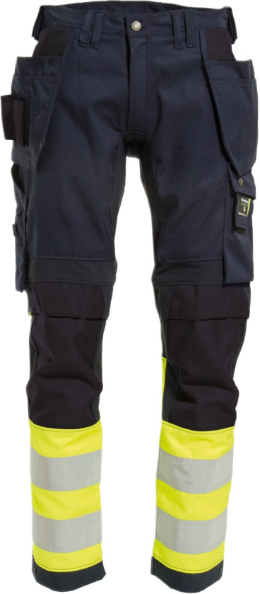 Håndverksbukse – Optimal Passform, Høy Komfort (43514494-C156, Gul/marineblå, 1 Stykk, størrelse-C156)