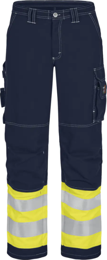 Damebukse Lettfôret – Flammehemmende, Høy Beskyttelse (58938194-40, Yellow / Navy blue, 1 Stykk, størrelse-40)