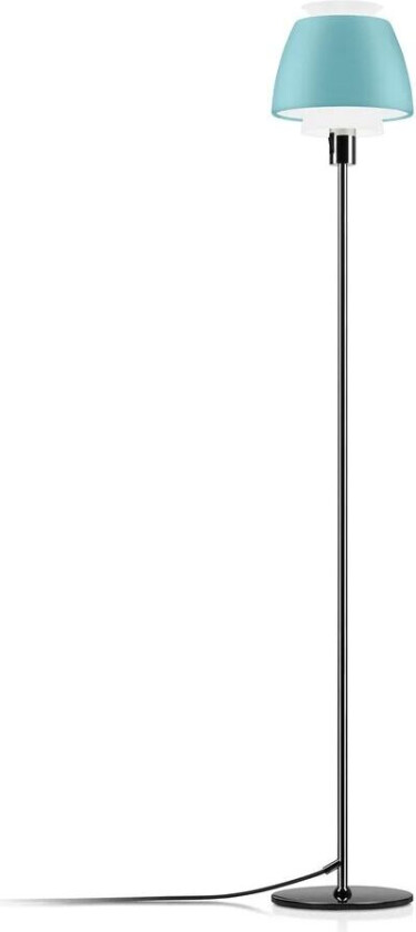 Buzz gulvlampe Turkis, LED, lav