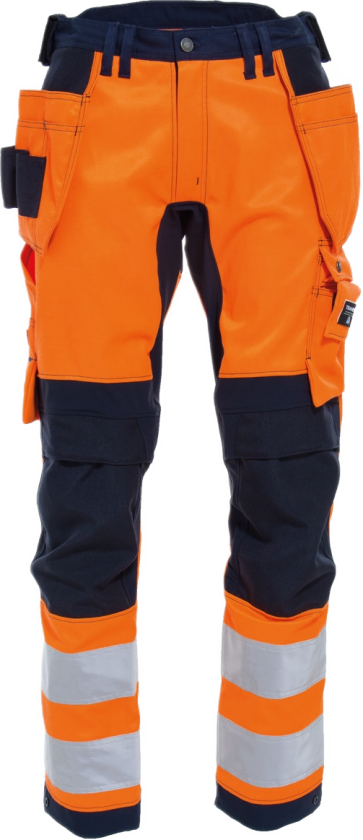 Håndverksbukse – Optimal Passform, Høy Komfort (43504493-D84, Oransje/marine, 1 Stykk, størrelse-D84)