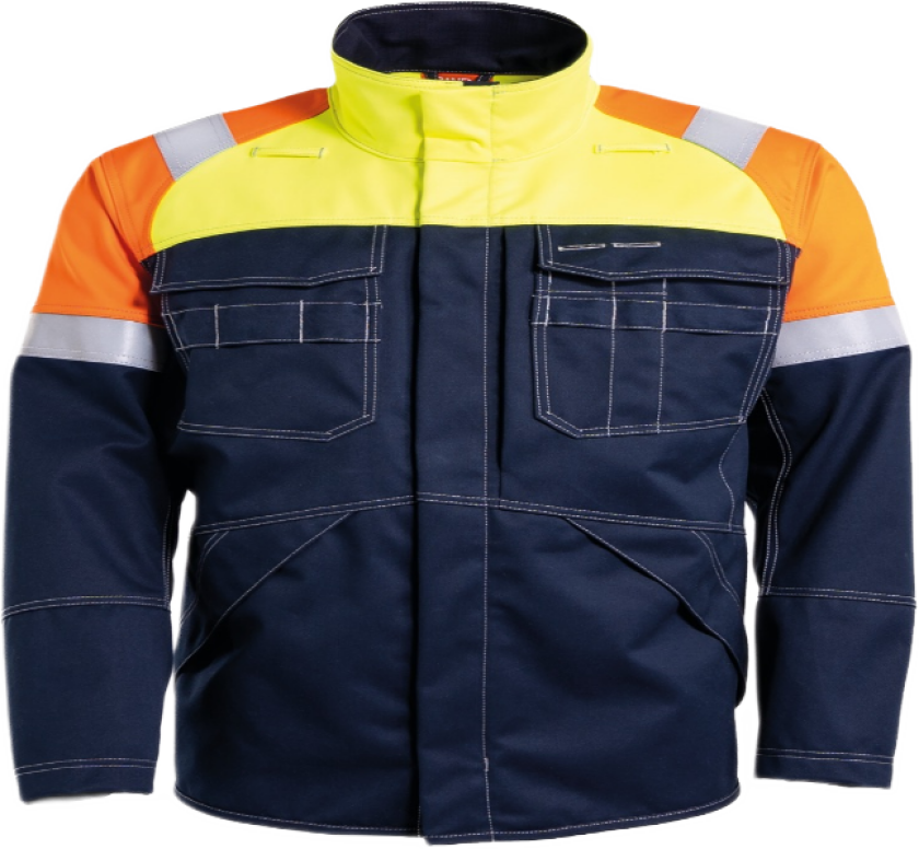 Cantex WS Jakke – Flammehemmende, PFAS-fri (67308800-XS, Flerfarget, 1 Stykk, størrelse-XS)