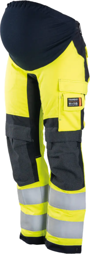 Gravidbukse – Flammehemmende, Komfortabel (63968194-46, Yellow / Navy blue, 1 Stykk, størrelse-46)