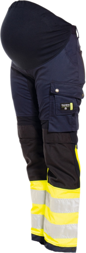 Gravidbukse – Komfortabel, PFAS-fri (43264494-40, Gul/marineblå, 1 Stykk, størrelse-40)