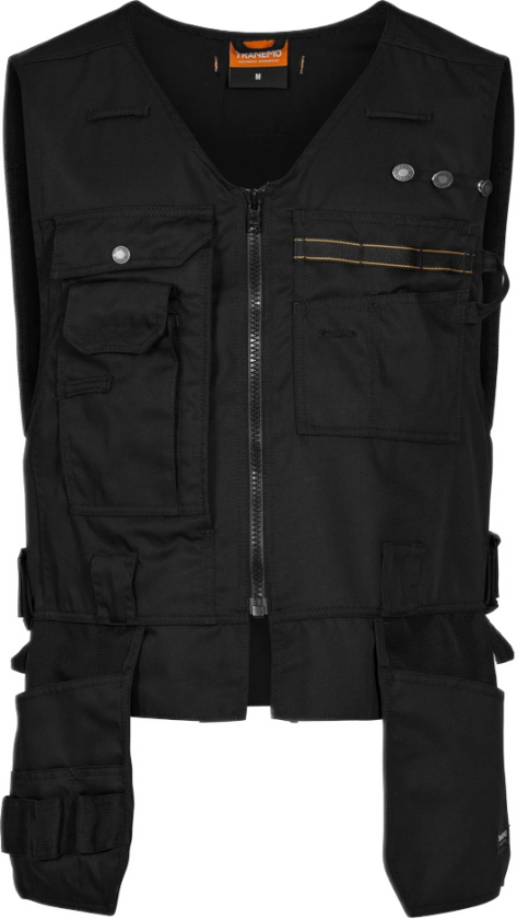 Håndverk Vest – Funksjonell, PFAS-fri (11604007-S, Svart, 1 Stykk, størrelse-S)