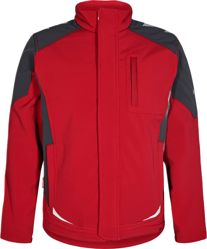 Softshelljakke – Funksjonell og Komfortabel (8810-229-75779-XS, Tomat rød/antrasittgrå, 1 Stykk, størrelse-XS)