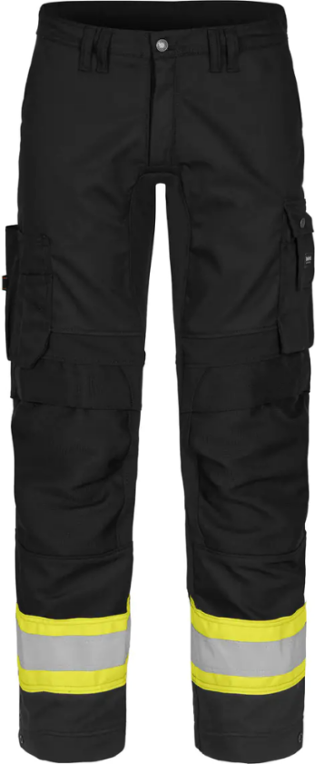 Avansert Damebukse – Høy Komfort, Stretch (19264095-46, Black / Yellow, 1 Stykk, størrelse-46)