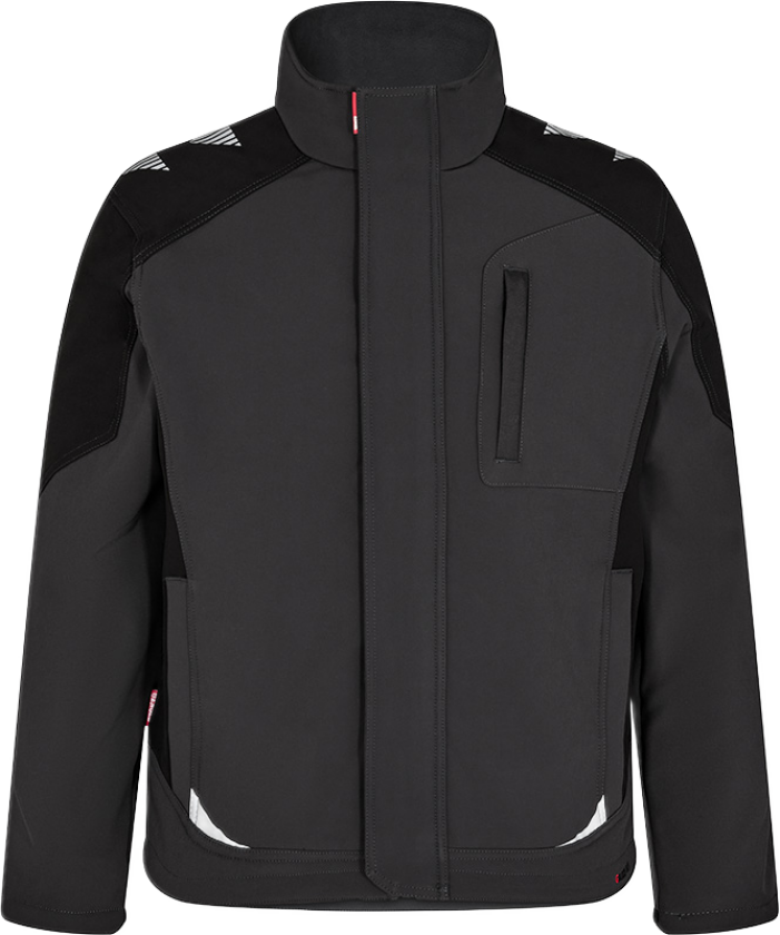 Softshelljakke – Funksjonell og Komfortabel (8810-229-7920-5XL, Antrakittgrå/Sort, 1 Stykk, størrelse-5XL)