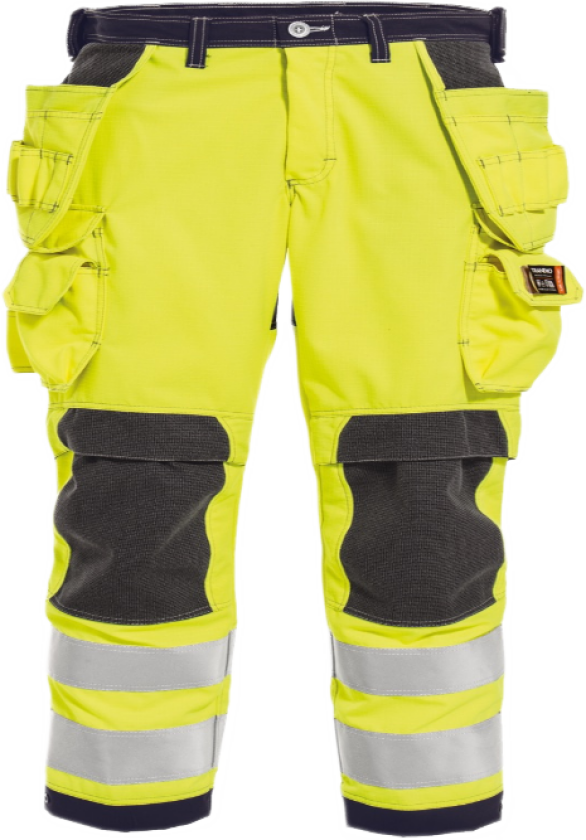 Damebukse Håndverk – Flammehemmende, Høy Slitestyrke (58768194-36, Gul/marineblå, 1 Stykk, størrelse-36)