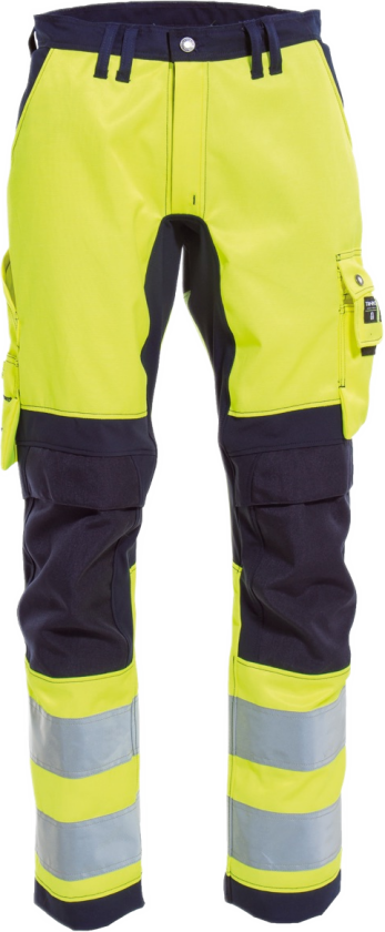 Damebukse Med Stretch – Optimal Passform (43294494-48, Gul/marineblå, 1 Stykk, størrelse-48)