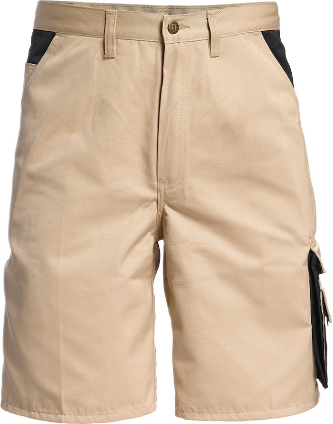 Enterprise Shorts – God Passform, Romslig Lommer (6600-780-4020-116, Kaki/svart, 1 Stykk, størrelse-116)