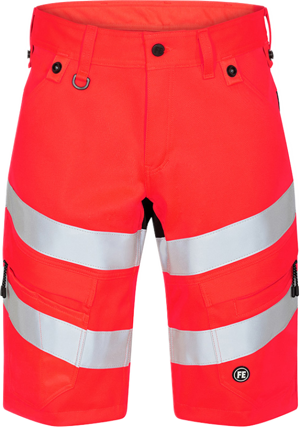 Safety Shorts – Optimal Bevegelighet, Komfort (6546-314-4720-84, Hivis Rød/Sort, 1 Stykk, størrelse-84)