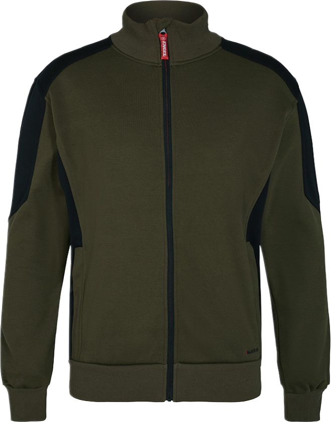 Galaxy Joggejakke – Funksjonell, Behagelig (8830-233-5320-5XL, Skoggrønn/svart, 1 Stykk, størrelse-5XL)