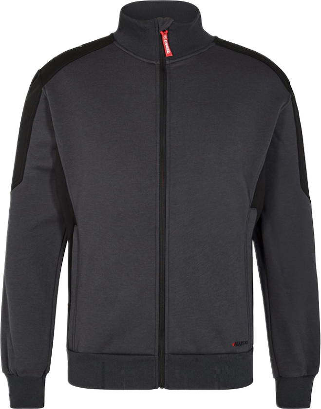 Galaxy Joggejakke – Funksjonell, Behagelig (8830-233-7920-4XL, Antrakittgrå/Sort, 1 Stykk, størrelse-4XL)