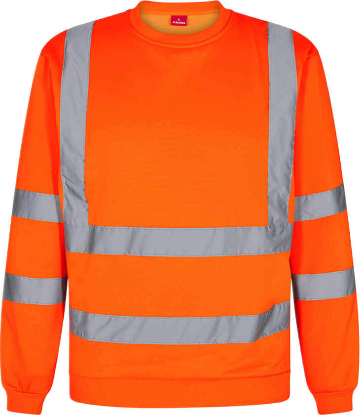 Safety Sweatshirt – Funksjonell og Behagelig (8041-253-10-XS, HV oransje, 1 Stykk, størrelse-XS)
