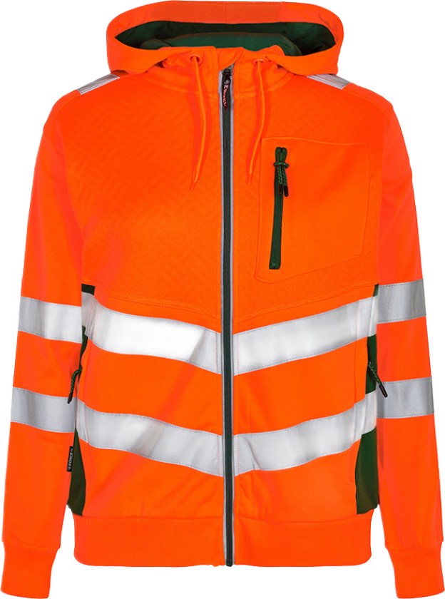 Hettegenser – Funksjonell, komfortabel (8027-241-101-XL, Hivis Oransje/Grønn, 1 Stykk, størrelse-XL)