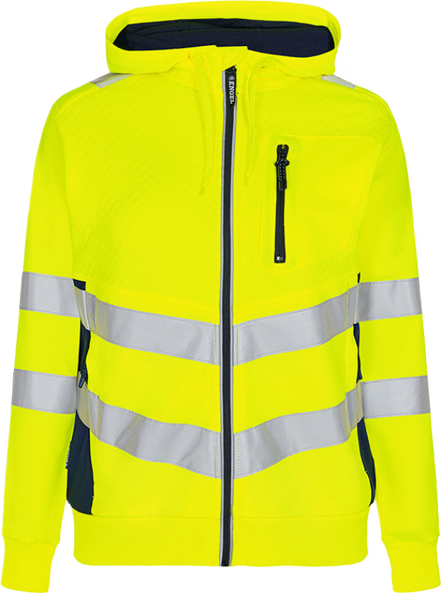 Hettegenser – Funksjonell, komfortabel (8027-241-38165-S, Hivis Gul/Blekkblå, 1 Stykk, størrelse-S)
