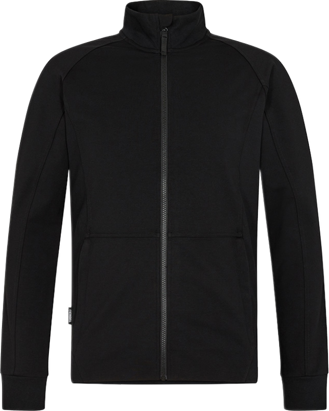 X-Treme Sweatcardigan – Stilig, Komfortabel (8362-320-20-M, Svart, 1 Stykk, størrelse-M)