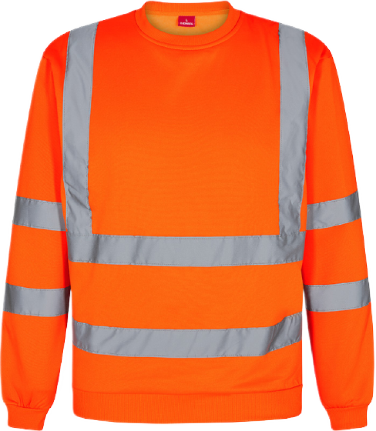 Safety Sweatshirt – Funksjonell og Behagelig (8041-253-10-2XL, HV oransje, 1 Stykk, størrelse-2XL)