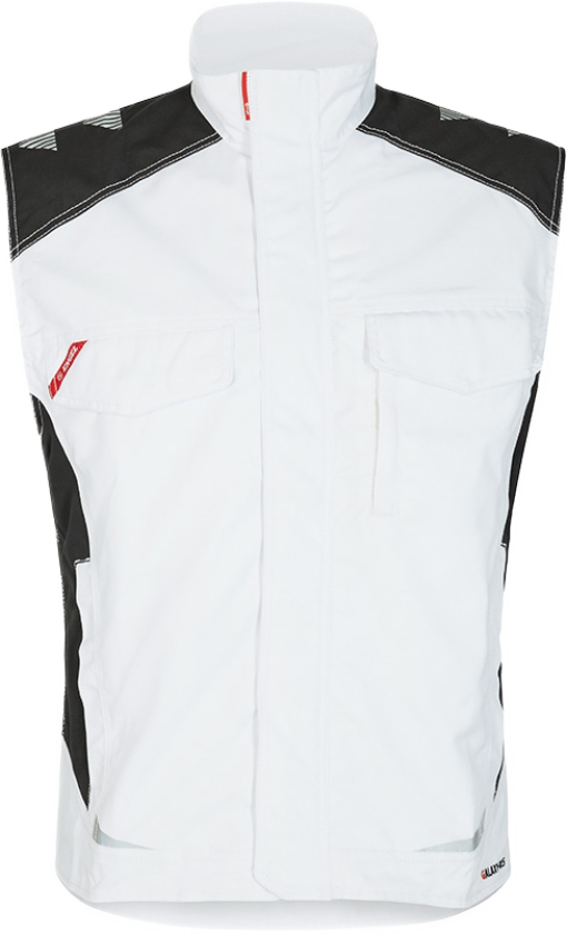 Galaxy Servicevest – Funksjonell og Komfortabel (5810-254-379-4XL, Hvit/antrasittgrå, 1 Stykk, størrelse-4XL)