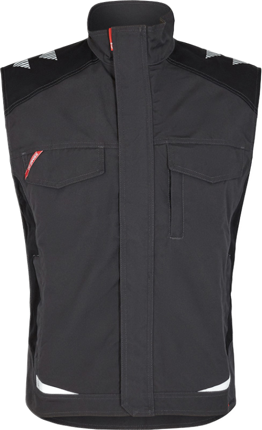 Galaxy Servicevest – Funksjonell og Komfortabel (5810-254-7920-4XL, Antrakittgrå/Sort, 1 Stykk, størrelse-4XL)