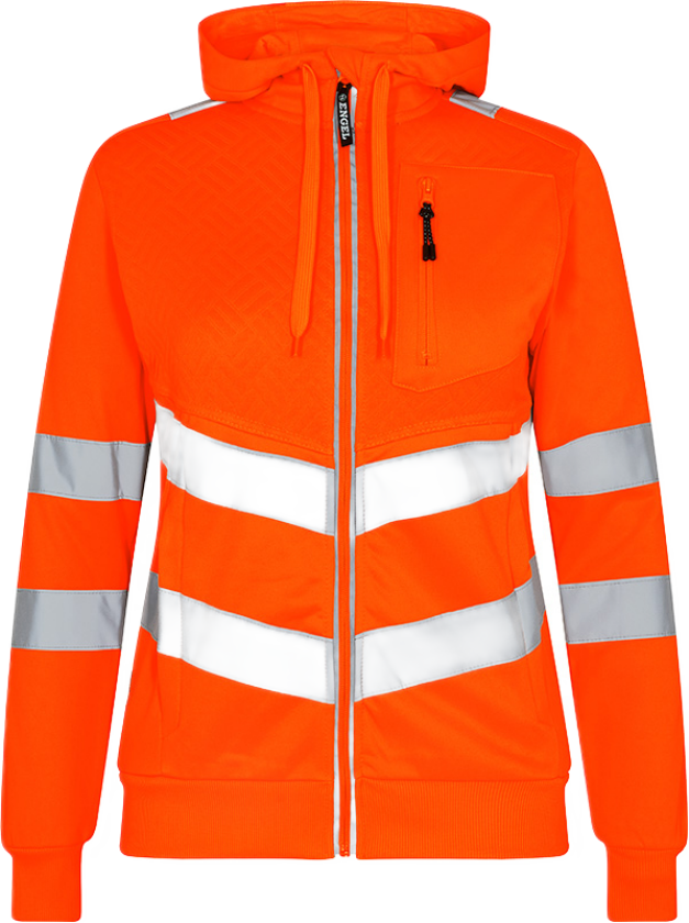 Hettegenser – Funksjonell, komfortabel (8027-241-10-L, HV oransje, 1 Stykk, størrelse-L)