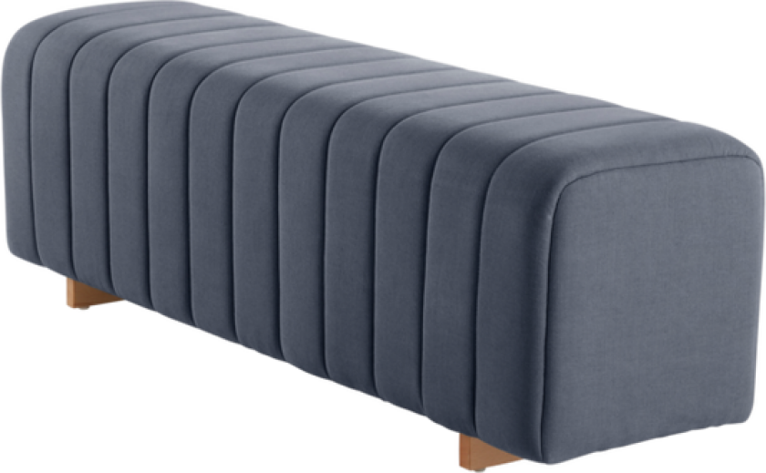 DERBY benk 142 cm Grey/blue