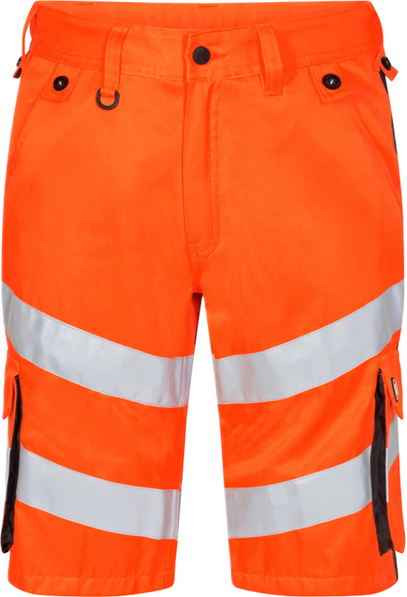 Safety Light Shorts – Slitesterk, Pustende  (6545-319-1079-108, Hivis Oransje/Antrasittgrå, 1 Stykk, størrelse-108)