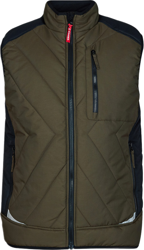 Galaxy Vintervest – Varm, Komfortabel (5850-193-5320-6XL, Skoggrønn/svart, 1 Stykk, størrelse-6XL)
