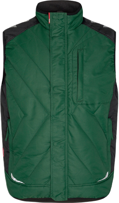 Galaxy Vintervest – Varm, Komfortabel (5850-193-120-S, Grønn/svart, 1 Stykk, størrelse-S)