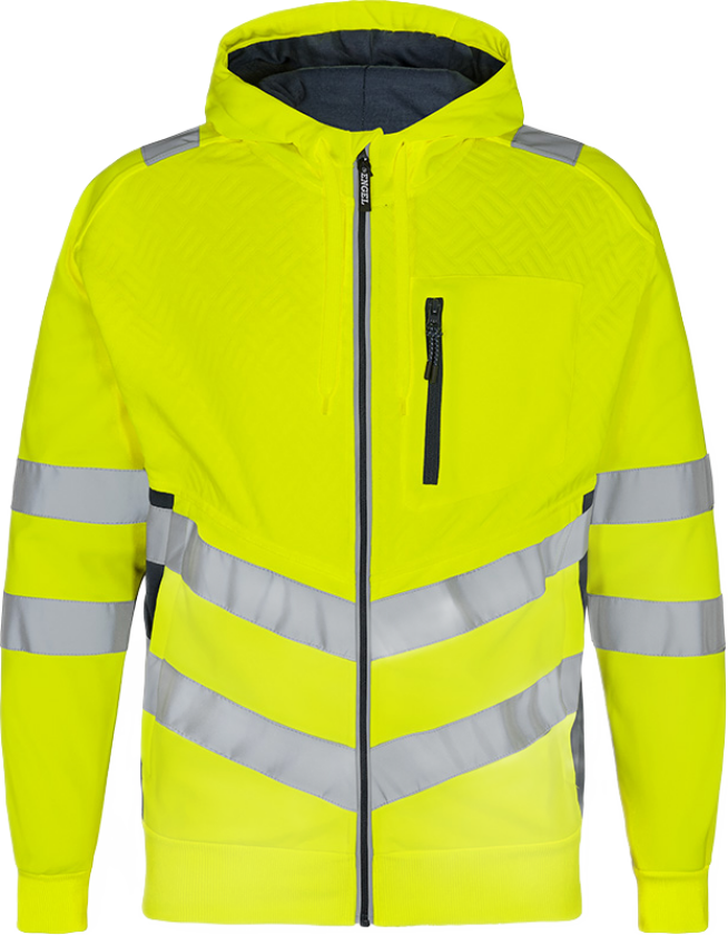 Hettegenser – Funksjonell, moderne design (8025-241-38165-S, Hivis Gul/Blekkblå, 1 Stykk, størrelse-S)