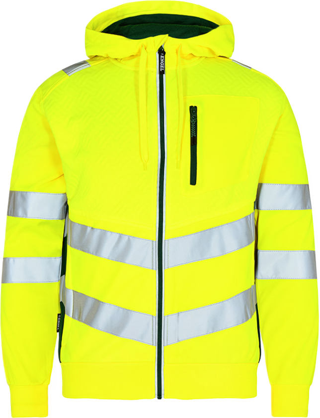 Hettegenser – Funksjonell, moderne design (8025-241-381-L, Hivis Gul/Grønn, 1 Stykk, størrelse-L)