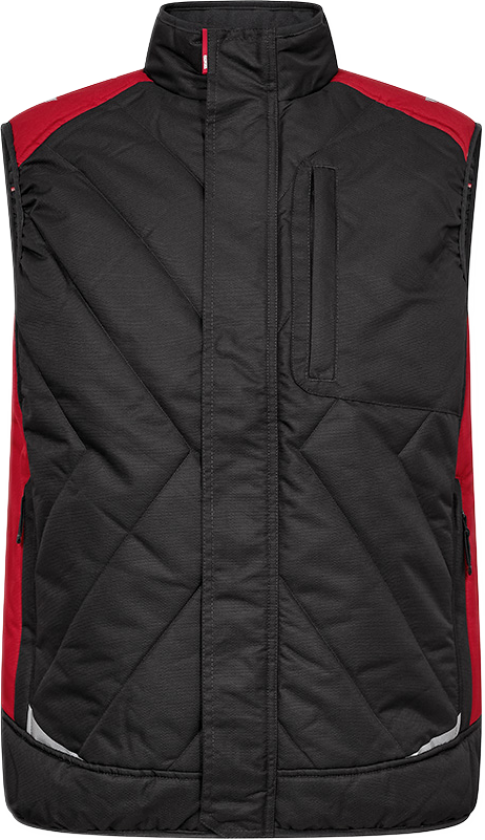 Galaxy Vintervest – Varm, Komfortabel (5850-193-79757-2XL, Antrasittgrå/Tomatrød, 1 Stykk, størrelse-2XL)