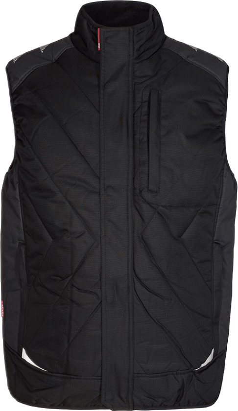 Galaxy Vintervest – Varm, Komfortabel (5850-193-2079-6XL, Svart/Antrakittgrå, 1 Stykk, størrelse-6XL)