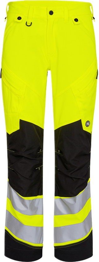 Safety Bukse – Optimal Bevegelighet, Høy Slitestyrke (2544-314-3820-112, Hivis Gul/Sort, 1 Stykk, størrelse-112)