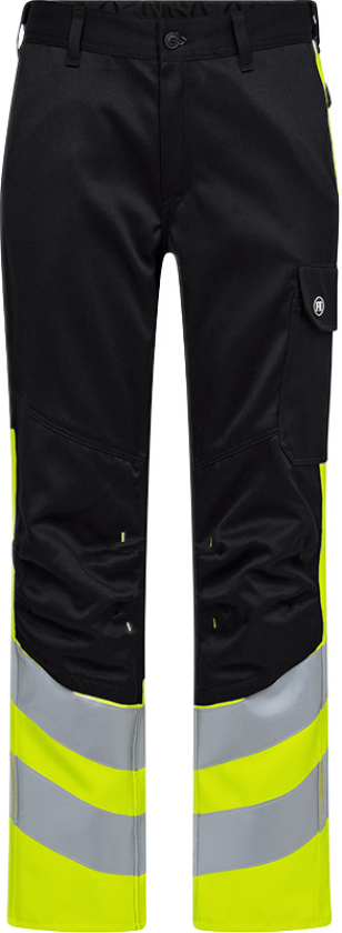 ENGEL Sikkerhetsbukser – Flammehemmende, Høy Synlighet (2322-188-2038-K128, Svart/Hivis Gul, 1 Stykk, størrelse-K128)