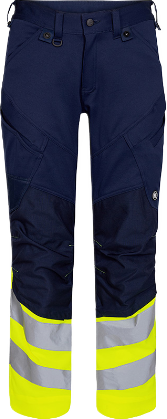 Safety Bukse – Optimal Bevegelighet, Høy Slitestyrke (2546-314-16538-K92, Blekk blå/Hivis gul, 1 Stykk, størrelse-K92)