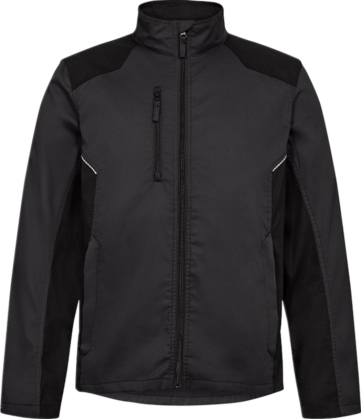 Arbeidsjakke – Funksjonell, God Passform (1520-154-7920-6XL, Antrakittgrå/Sort, 1 Stykk, størrelse-6XL)